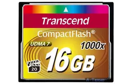 Карта памяти TRANSCEND CF 16GB 1000X R160/W120 MB/s (TS16GCF1000) - Фото