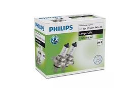 Лампа галогеновая Philips H4 LongLife (12342ELC2) - Фото