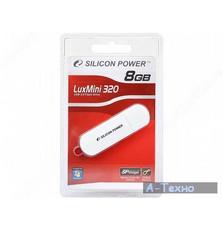 USB флеш накопитель Silicon Power 8Gb LuxMini 320 (SP008GBUF2320V1W)