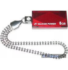 USB флеш накопитель Silicon Power 8Gb Touch 810 red (SP008GBUF2810V1R)