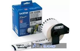 Картридж Brother для специализированного принтера QL-1060N/QL-570 (62mm x 30.48M) (DK22205) - Фото