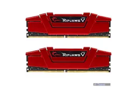 Модуль памяти для компьютера DDR4 16GB (2x8GB) 2400 MHz RipjawsV Red G.Skill (F4-2400C15D-16GVR) - Фото