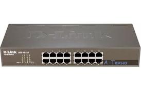 Комутатор мережевий D-Link DES-1016A - Фото