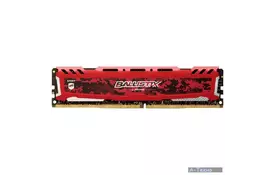 Модуль памяти для компьютера DDR4 8GB 2666 MHz Ballistix Sport LT Red MICRON (BLS8G4D26BFSEK) - Фото