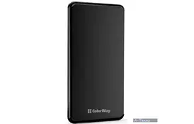 Батарея універсальна UltraThin 5000 mAh Black ColorWay (CW-PB050LPB1BK) - Фото