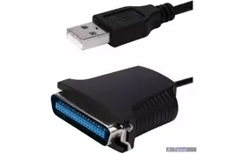 Кабель для передачі даних USB to LPT Vinga (USBLPT01-1.2) - Фото