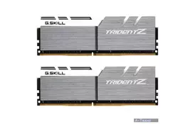 Модуль пам'яті для комп'ютера DDR4 16GB (2x8GB) 3200 MHz Trident Z Silver H/ White G.Skill (F4-3200C16D-16GTZSW) - Фото Модуль пам'яті для комп'ютера DDR4 16GB (2x8GB) 3200 MHz Trident Z Silver H/ White G.Skill (F4-3200C16D-16GTZSW) - Фото