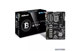 Материнська плата ASRock H110 PRO BTC+ - Фото