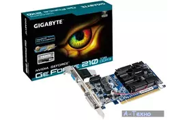 Видеокарта GeForce 210 1024Mb GIGABYTE (GV-N210D3-1GI) - Фото