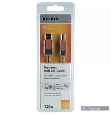 Кабель Belkin USB 2.0 (AM/BM) Pro Series 1.8м (CU1000CP1.8M-P)