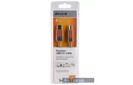 Кабель Belkin USB 2.0 (AM/BM) Pro Series 3м (CU1000cp3M) - Фото