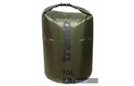 Гермомешок Tramp PVC Diamond Rip-Stop оливковый 70л (TRA-209-olive) - Фото