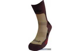 Термоноски Tramp wear Outdoor Trekking Light бежевый/шоколад/чёрный 35-37 (TRUS-005 35-37) - Фото