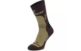 Термоноски Tramp wear Outdoor Trekking Light бежевый/шоколад/чёрный 38-40 (TRUS-005 38-40) - Фото