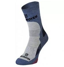 Термоноски Tramp wear Outdoor Trekking Light голубой/светло-серый/чёрный 38-40 (TRUS-005 38-40 blue)