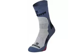 Термоноски Tramp wear Outdoor Trekking Light голубой/светло-серый/чёрный 38-40 (TRUS-005 38-40 blue) - Фото