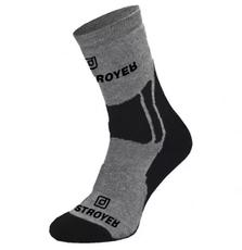 Термоноски Tramp wear Outdoor Walking Серый/Черный 35-37 (TRUS-004 35-37 grey)