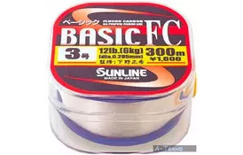 Флюорокарбон Sunline Basic FC 300м 0.285мм #3 12LB (1658.00.98) - Фото