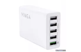 Зарядное устройство Vinga M044 Smart Charge + QC3.0 (M044) - Фото