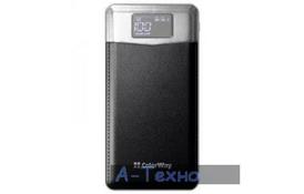 Батарея універсальна 10000 mAh Black, Quick Charge 3.0 ColorWay (CW-PB100LPD2BK-Q3L) - Фото