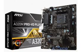 Материнская плата MSI A320M PRO-VD PLUS - Фото