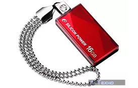 USB флеш накопичувач Silicon Power 16Gb Touch 810 red (SP016GBUF2810V1R) - Фото