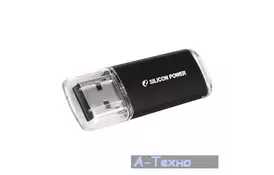 USB флеш накопитель Silicon Power 32Gb Ultima II black (SP032GBUF2M01V1K) - Фото