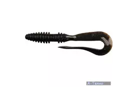 Силікон рибальський Keitech Mad Wag Mini 3.5" (10 шт/упак) ц:101 green pumpkin pp. (1551.07.52) - Фото