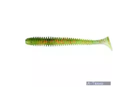 Силікон рибальський Keitech Swing Impact 4" (8 шт/упак) ц:ea#05 hot fire tiger (1551.03.07) - Фото