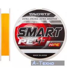 Шнур Favorite Smart PE 4x 150м (оранж.) #1.5/0.209мм 7.8кг (1693.10.19)
