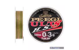 Шнур Sunline PE EGI ULT HS8 180m #0.3/0.090mm 2.5kg (1658.07.32) - Фото
