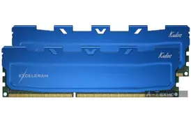 Модуль пам'яті для комп'ютера DDR3 16GB (2x8GB) 1600 MHz Blue Kudos eXceleram (EKBLUE3161611AD) - Фото