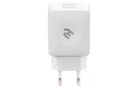 ЗУ cетевое 2Е Wall for 2 USB single USB - DC5.0V/2.1A, white - Фото