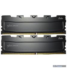 Модуль памяти для компьютера DDR4 8GB (2x4GB) 2666 MHz Black Kudos eXceleram (EKBLACK4082618AD)