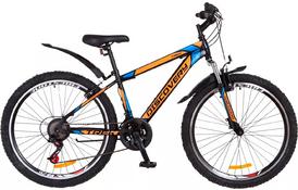 Велосипед Discovery 26 TREK 2018 AM 14G Vbr рама-15 St черно-оранжево-синий (OPS-DIS-26-111) - Фото