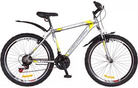 Велосипед Discovery 26 TREK 2018 AM 14G Vbr рама-18 St серо-желтый (OPS-DIS-26-130) - Фото