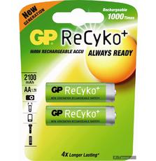 Аккумулятор AA ReCyko+ 2100mAh * 2 GP (210AAHCB-C2)