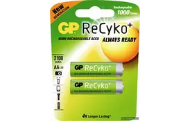 Аккумулятор AA ReCyko+ 2100mAh * 2 GP (210AAHCB-C2) - Фото
