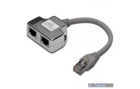 Разветвитель DIGITUS витой пары, STP, cat.5e, 1x2RJ-45 (DN-93904) - Фото