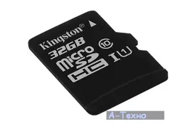 Карта памяти Kingston 32GB microSDHC class 10 UHS-I (SDCS/32GBSP) - Фото