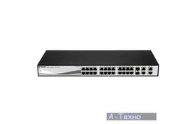 Комутатор мережевий D-Link DES-1210-28P - Фото