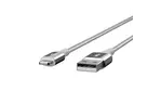 Дата кабель USB 2.0 AM to Lightning 1.2m MIXIT DuraTek silver Belkin (F8J207bt04-SLV)