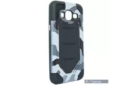 Чехол для моб. телефона Florence для Samsung J3 (2016) J320 (PC+TPU) Army combo case grey (RL047060) - Фото