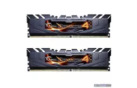 Модуль пам'яті для комп'ютера DDR4 16GB (2x8GB) 3000 MHz Ripjaws4 Black G.Skill (F4-3000C15D-16GRK) - Фото