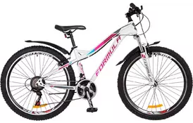 Велосипед Formula 26 ELECTRA 2018 AM 14G Vbr рама-15 St бело-фиолетовый (OPS-FR-26-221) - Фото