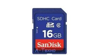 Карта пам'яті SANDISK 16Gb SDHC (SDSDB-016G-B35) - Фото