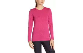 Термофутболка Icebreaker BF 260 Tech Top LS Crewe WMN magenta XS (100 523 J78 XS) - Фото