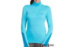Термофутболка Icebreaker BF 260 Vertex LS Half Zip WMN glacier/cruise S (100 753 110 S)