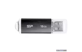 USB флеш накопитель Silicon Power 16GB Ultima U02 Black USB 2.0 (SP016GBUF2U02V1K) - Фото