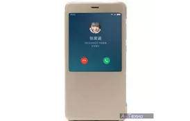 Чохол до моб. телефона Xiaomi Redmi Note 4(C6) smart flip view gold (307648) - Фото